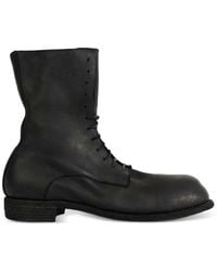 Guidi - Big Daddy Leren Enkellaarzen - Lyst