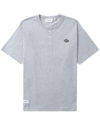 Chocoolate - Logo-patch Cotton Henley T-shirt - Lyst
