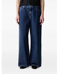 KARL LAGERFELD - Wide-Leg Jeans - Lyst