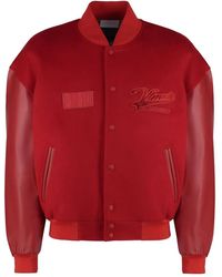 Vetements - Logo-Embroidered Bomber Jacket - Lyst