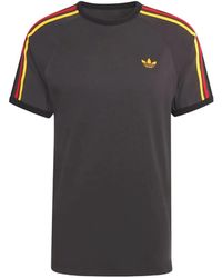 adidas - Three-Stripes Logo T-Shirt - Lyst