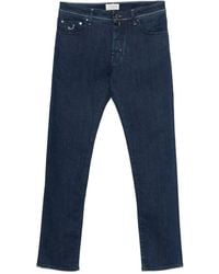 Jacob Cohen - Logo-Embroidered Jeans - Lyst