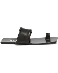 Jil Sander - Leather Low Sandals For By - Lyst