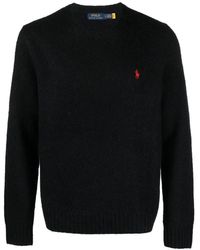 Polo Ralph Lauren - Polo Pony-embroidered Knitted Jumper - Lyst