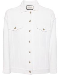 Bruno Manetti - Single-breasted Cotton Jacket - Lyst