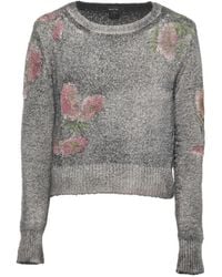 Avant Toi - Pullover Mit Blumenstickerei - Lyst