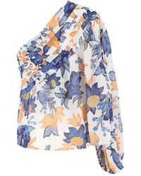 FARM Rio - フローラル ワンショルダートップ - Lyst