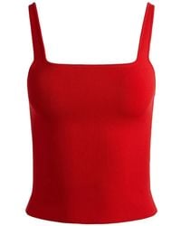Alice + Olivia - Devin Square-Neck Top - Lyst