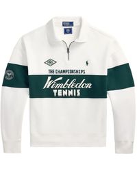 Polo Ralph Lauren - X Wimbledon Short-Zip Sweatshirt - Lyst