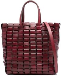 Dragon Diffusion - Bolso shopper tejido de piel - Lyst