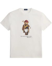 Polo Ralph Lauren - Signature Polo Bear Motif-Print Graphic T-Shirt - Lyst