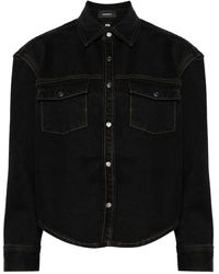 Wardrobe NYC - Curved-Hem Denim Jacket - Lyst