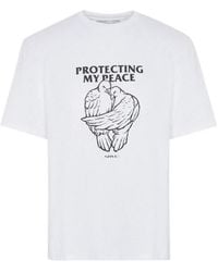 SRVC Studio - Protecting My Peace Graphic-Print T-Shirt - Lyst