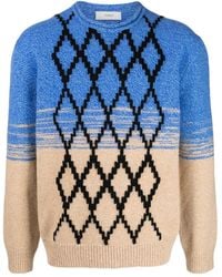 Pringle of Scotland - Argyle-Pattern Wool Jumper - Lyst