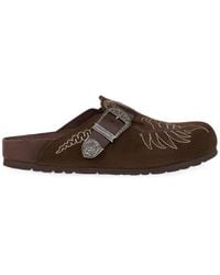 Birkenstock - X Etro Boston Sandales À Broderies - Lyst