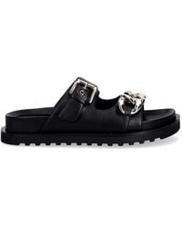 Guess - Fatema Buckle-Strap Sandals - Lyst