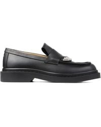 Jimmy Choo - Buff Tassel-Embellished Leather Loafers - Lyst