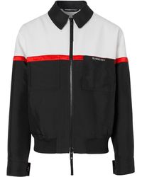 burberry harrington graffiti print hoodie