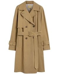 Momoní - Lucero Double-Breasted Belt Trench Coat - Lyst