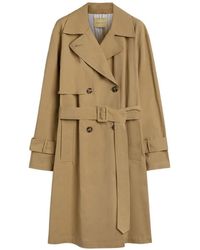 Momoní - Lucero Double-Breasted Belt Trench Coat - Lyst