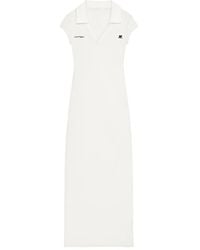 Courreges - Long Dress With Logo - Lyst