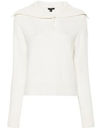 JOSEPH - Strickpullover Mit Poloshirtkragen - Lyst