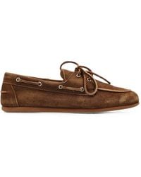 POSA - Boat Milano Suede Boat Shoes - Lyst
