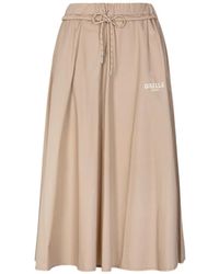 Gaelle Paris - Drawstring Midi Skirt - Lyst