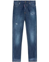 DSquared² - Loose Twist Jeans Met Gerafeld Effect - Lyst
