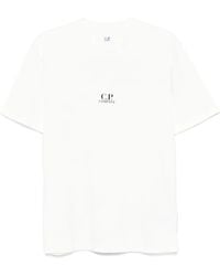 C.P. Company - T-Shirt Con Stampa Grafica - Lyst