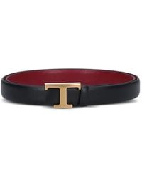 Tod's - Omkeerbare Riem Met T-Gesp - Lyst