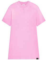 Courreges - Short-Sleeve T-Shirt Mini Dress - Lyst