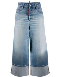 DSquared² Jeans gamba ampia - Blu
