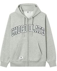 Chocoolate - Logo-Appliqué Zip-Up Hoodie - Lyst