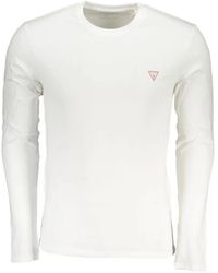 Guess - Logo-Patch Long-Sleeve T-Shirt - Lyst