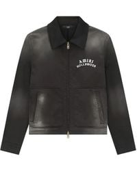 Amiri - Veste Zippée À Détail De Logo - Lyst
