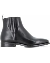 Alberto Fasciani - Megan Side-Zip Leather Ankle Boots - Lyst