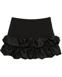 Sandro - Minirock Mit Rüschensaum - Lyst
