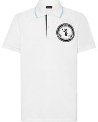 Billionaire - Logo-Patch Polo Shirt - Lyst