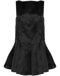 KHAITE - Robe The Mags En Soie À Coupe Courte - Lyst