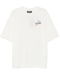 WRSTBHVR - Olin Graphic-Print Drop-Shoulder T-Shirt - Lyst