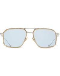 Cutler and Gross - 1971 Geometric-Frame Sunglasses - Lyst
