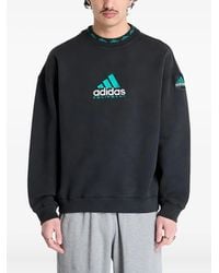 adidas - Felpa Girocollo Con Logo - Lyst
