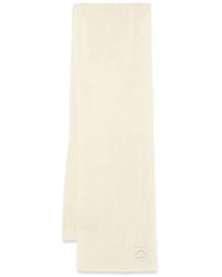 KARL LAGERFELD - Logo-Patch Ribbed Scarf - Lyst
