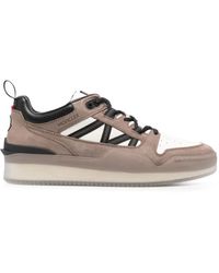 Moncler - Pivot Leather Sneakers - Lyst