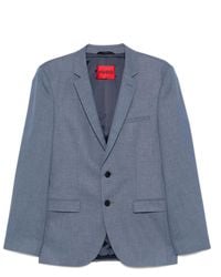 HUGO - Blazer Met Enkele Rij Knopen - Lyst