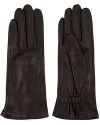 TOTEME - Calfskin Leather Gloves - Lyst