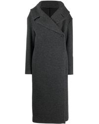Totême - Oversized Wool-blend Felt Wrap Coat - Lyst