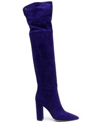 Gianvito Rossi - Hansen Pointed-toe 110mm Suede Boots - Lyst