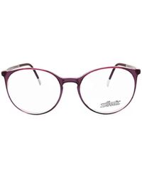 Silhouette - Spx Illusion Round-Frame Glasses - Lyst